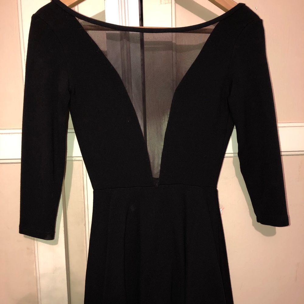 Backless Black Dress